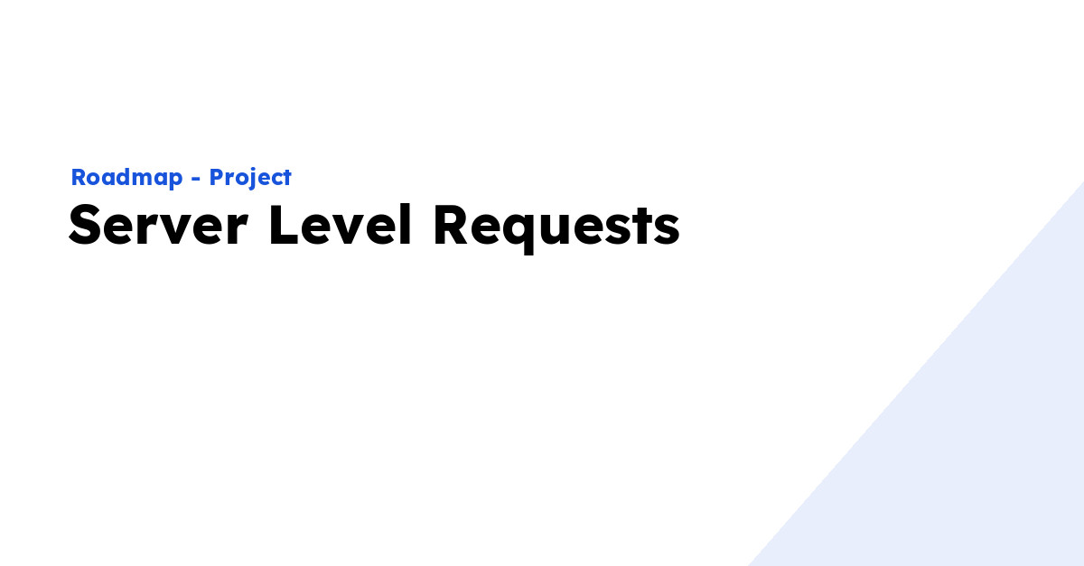 Server Level Requests - Ploi Roadmap