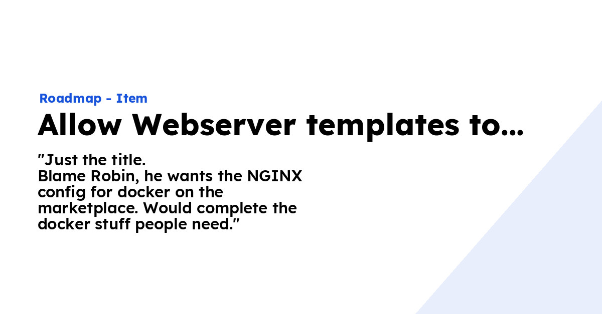 allow-webserver-templates-to-be-posted-to-the-marketplace-ploi-roadmap