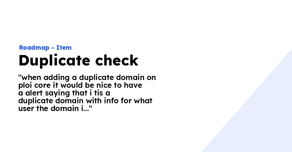 check style duplicate meaning