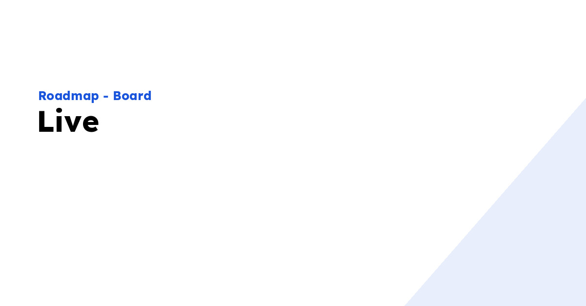 Sites - Live - Ploi Roadmap